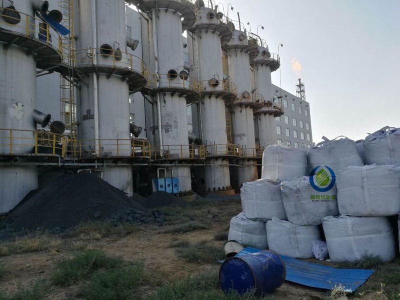 瑞特脫硫活性炭噸包施工現場